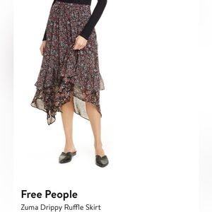 Free People Zuma Drippy Ruffle Skirt